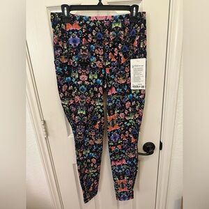 Lululemon Swift Speed HR Floral  Leggings Size 10 Length 28in.